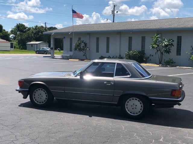 1986 Gray Mercedes-Benz SL-Class Convertible