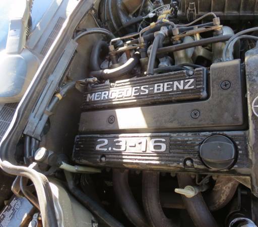 1986 Silver Mercedes-Benz 190-Series Sedan