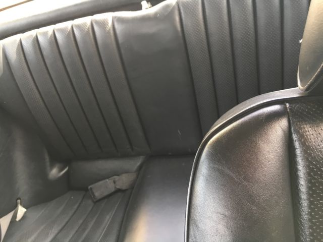 1980 Black Mercedes-Benz SL-Class Convertible