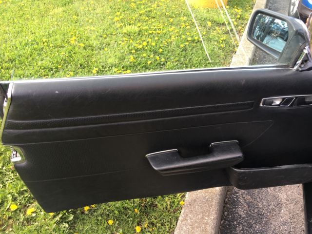 1980 Black Mercedes-Benz SL-Class Convertible