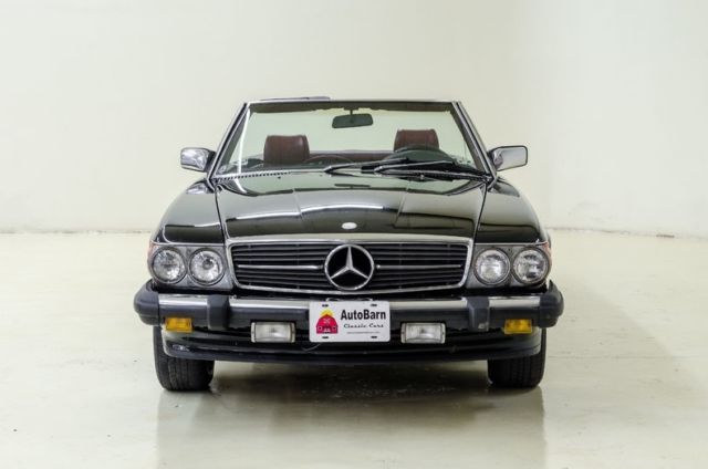 1986 Black Mercedes-Benz SL-Class Convertible