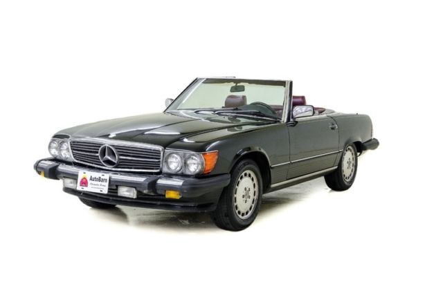 1986 Black Mercedes-Benz SL-Class Convertible