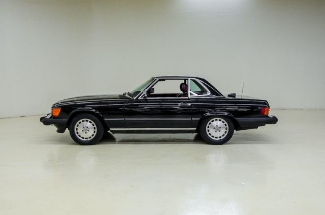 1986 Black Mercedes-Benz SL-Class Convertible