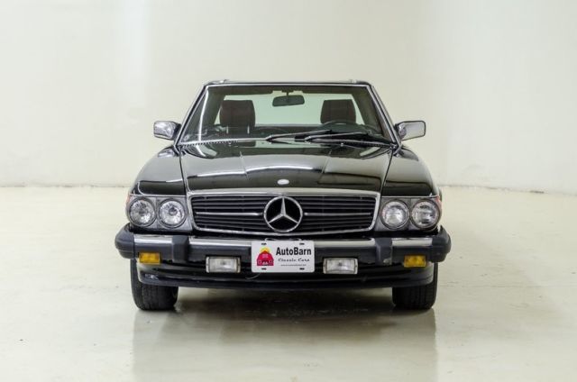 1986 Black Mercedes-Benz SL-Class Convertible