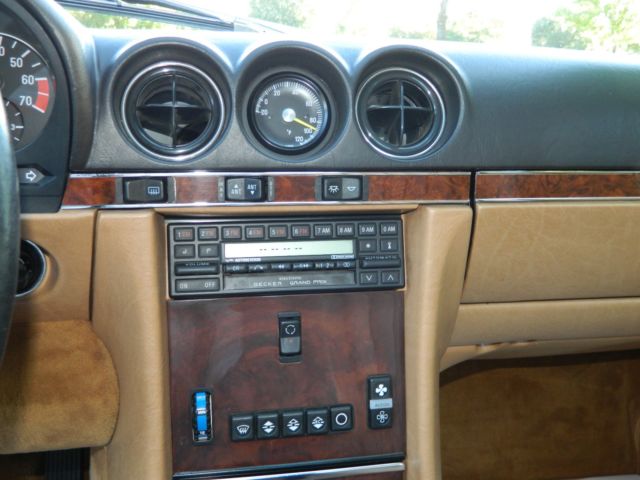 1986 White Mercedes-Benz SL-Class Coupe