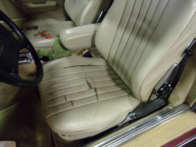 1986 Burgundy Mercedes-Benz SL-Class Convertible