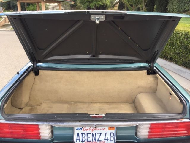 1986 Green Mercedes-Benz SL-Class Convertible