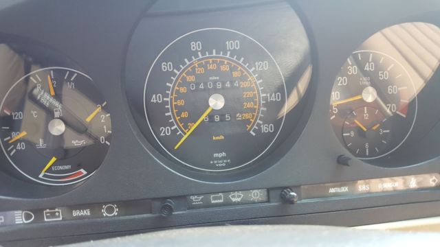 1986 Teal Green Mercedes-Benz SL-Class Convertible