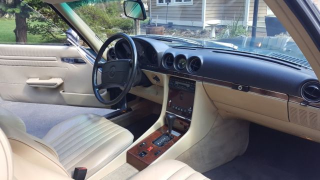 1986 Teal Green Mercedes-Benz SL-Class Convertible
