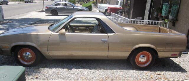 1986 Gold Chevrolet El Camino El Camino