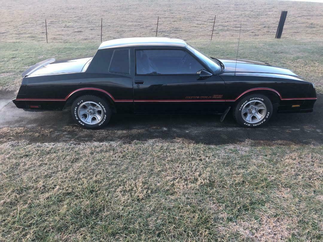 1986 Black Chevrolet Monte Carlo Coupe