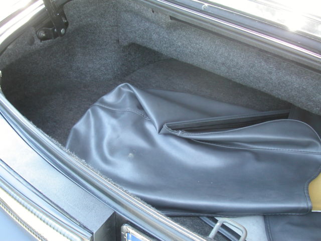 1986 Black Ford Mustang Convertible