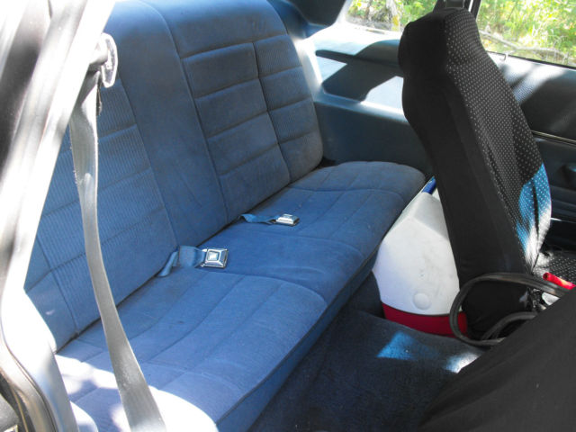 1986 Black Ford Mustang