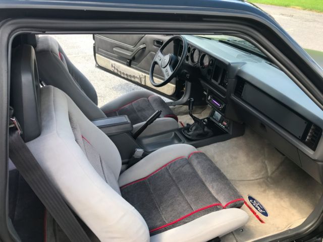 1986 Black Ford Mustang Coupe