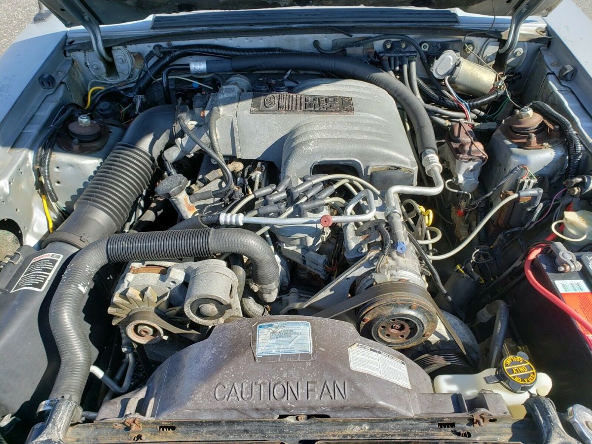 1986 Silver Ford Mustang Fastback