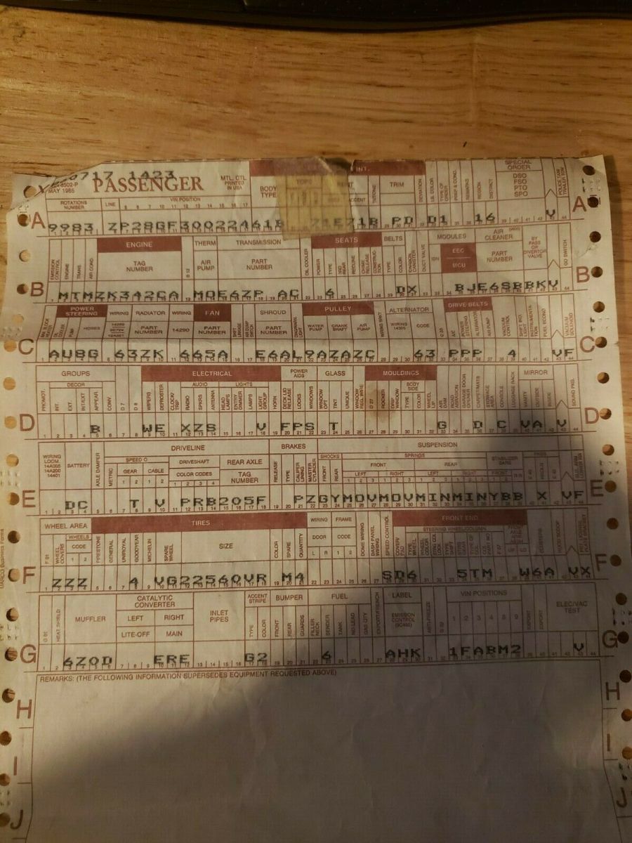 1986 Silver Ford Mustang Fastback