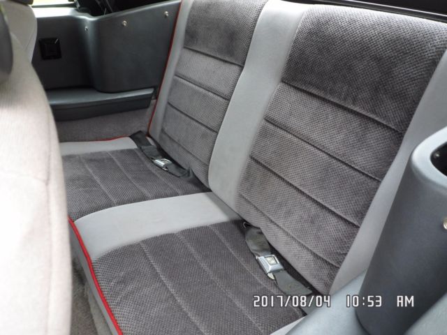 1986 Black Ford Mustang