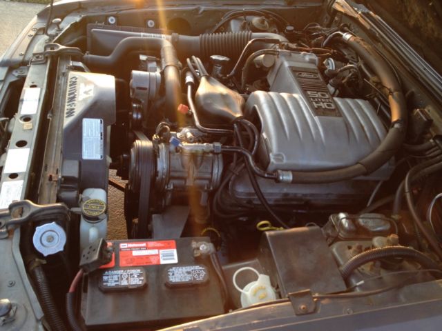 1986 Gray Ford Mustang Convertible