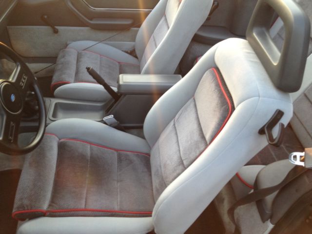 1986 Gray Ford Mustang Convertible