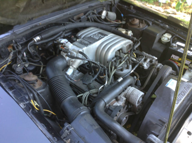 1986 BLACK Ford Mustang Convertible
