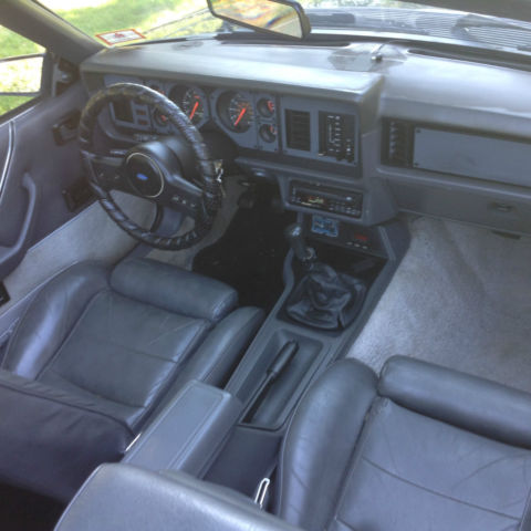 1986 BLACK Ford Mustang Convertible