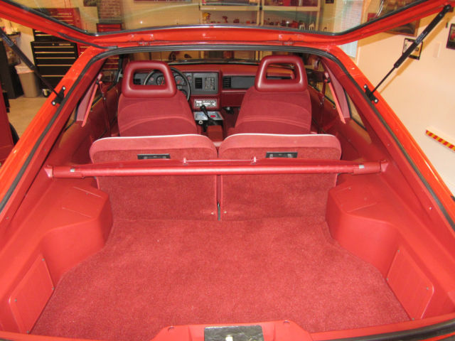 1986 Bright Red Ford Mustang Coupe