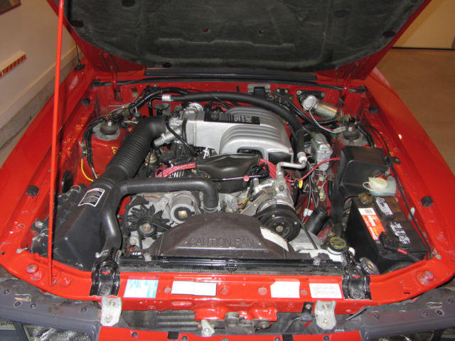1986 Bright Red Ford Mustang Coupe