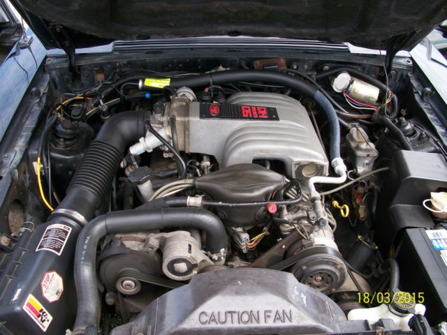 1986 Black Ford Mustang Hatchback
