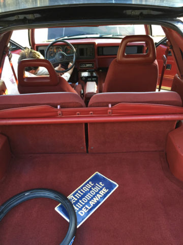 1986 Black Ford Mustang Hatchback