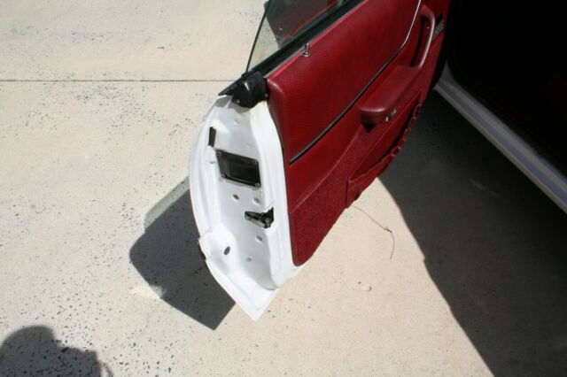 1986 White Ford Mustang Convertible