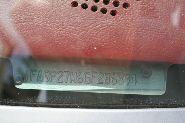 1986 White Ford Mustang Convertible