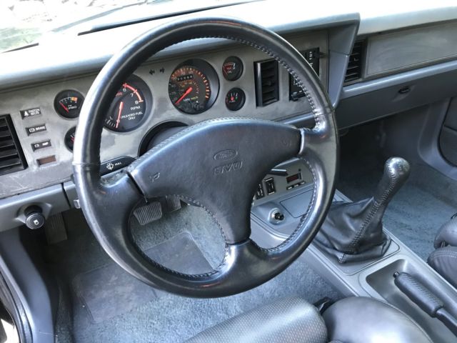 1986 Black Ford Mustang