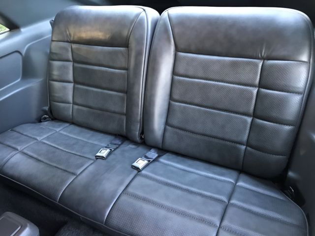 1986 Black Ford Mustang