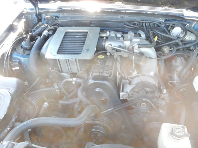 1986 Blue Ford Mustang Hatchback