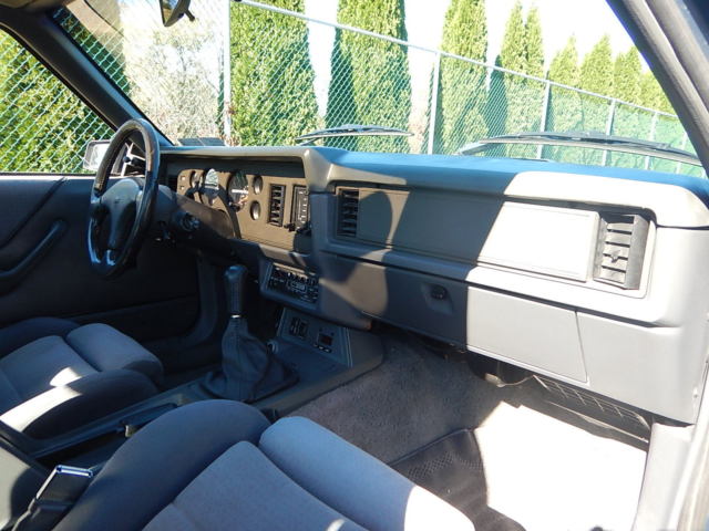1986 Blue Ford Mustang Hatchback