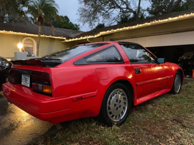 1986 Red Nissan 300ZX Hatchback