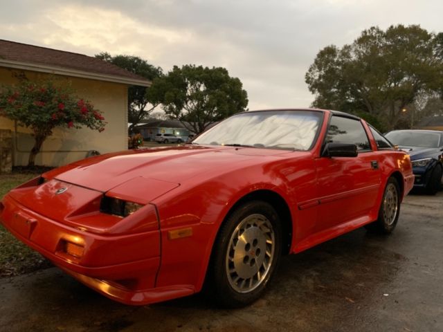1986 Red Nissan 300ZX Hatchback