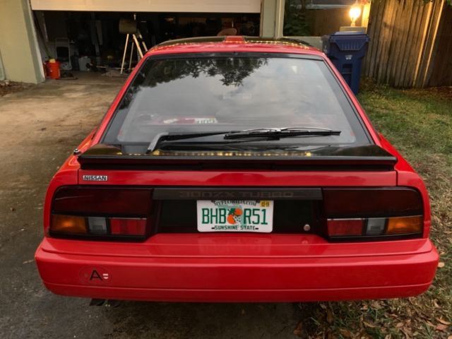1986 Red Nissan 300ZX Hatchback