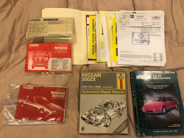 1986 Red Nissan 300ZX Coupe