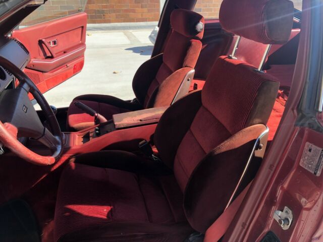 1986 Red Nissan 300ZX Coupe