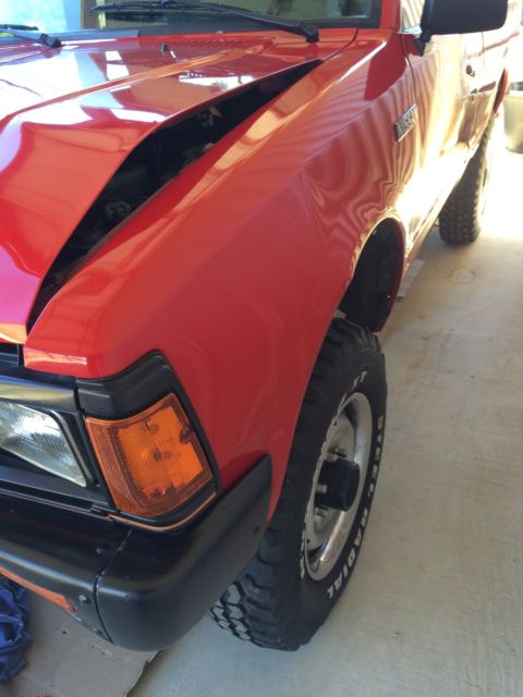 1986 Red Nissan Other Pickups Regular cab