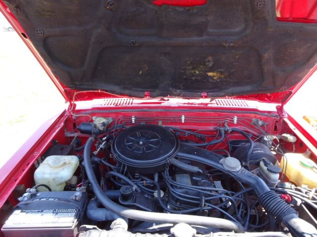1986 Red Nissan Other Pickups