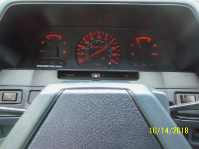 1986 Blue Nissan Sentra Hatchback