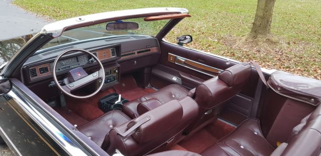1986 Black Oldsmobile Cutlass Convertible