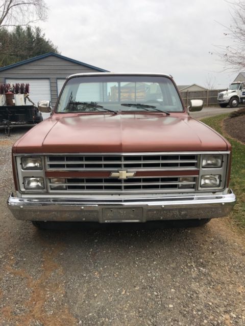 1986 Brown Chevrolet C-10 Standard Cab Pickup