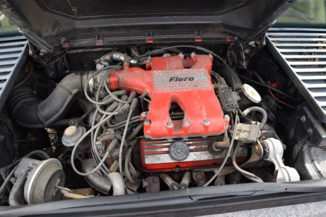 1986 Red Pontiac Fiero Coupe