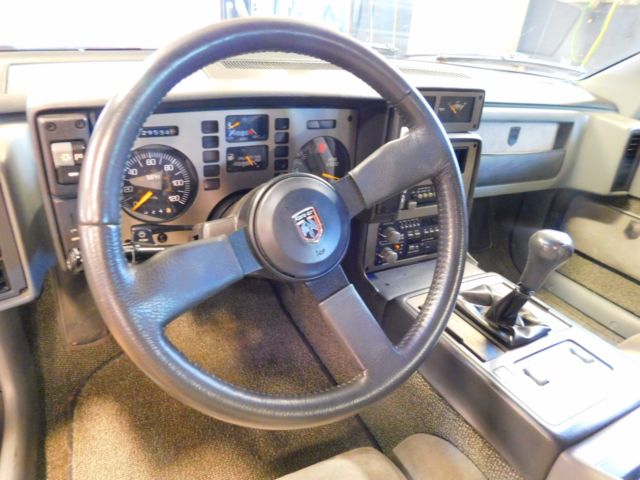 1986 Red Pontiac Fiero Coupe