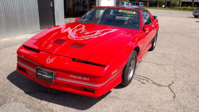 1986 Red Pontiac Trans Am Coupe