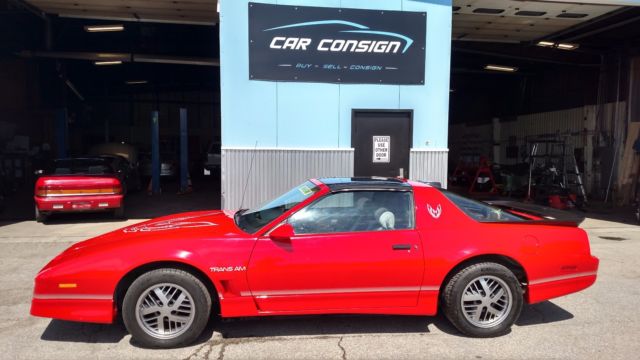 1986 Red Pontiac Trans Am Coupe
