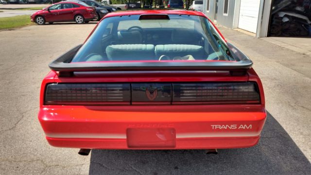 1986 Red Pontiac Trans Am Coupe